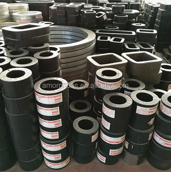 Electric current iron cores for transformer, Soft Magnetic toroidal Iron nanocrystalline core 50/80*65