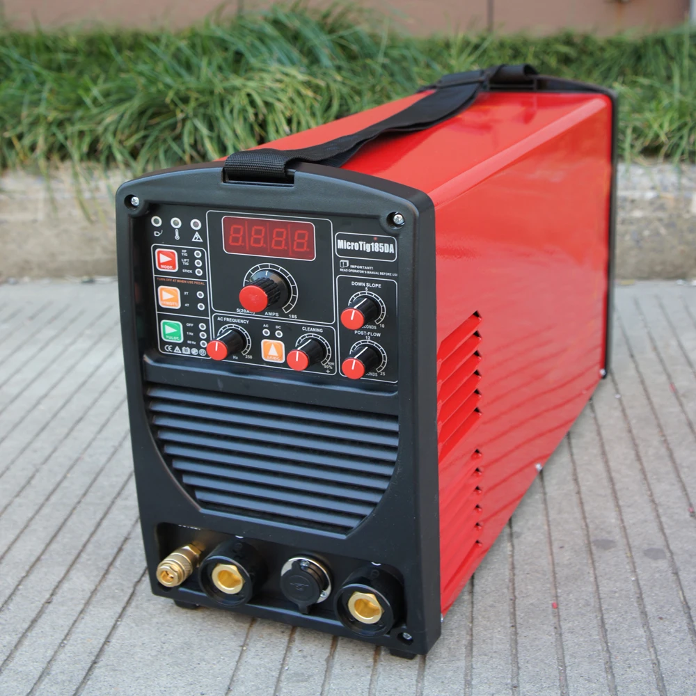 Portable IGBT Inverter Aluminum TIG AC DC Welder MicroTig185DA