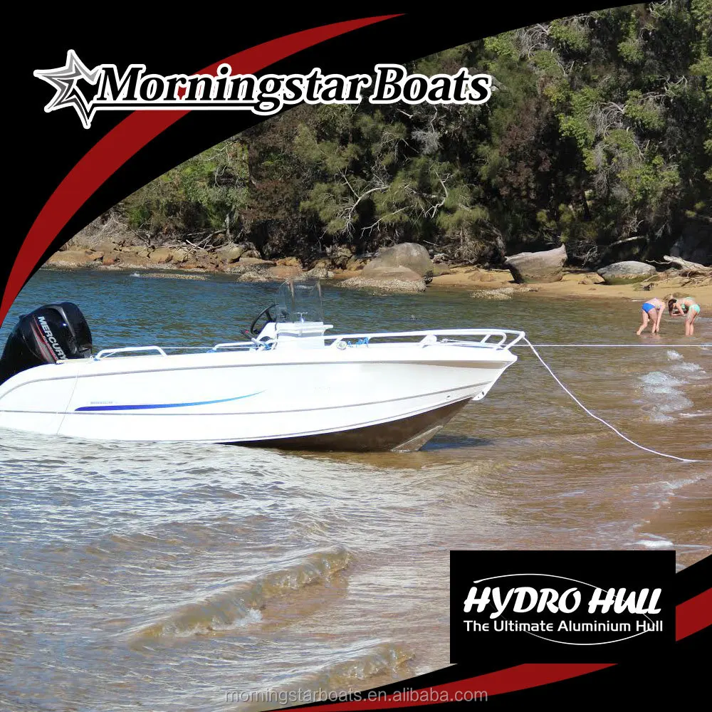 small racing center steering console boat hull