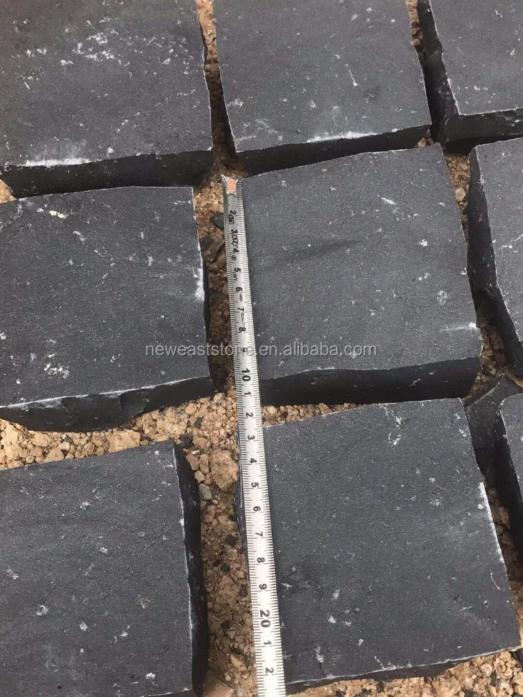 Cheap Basalt Black Cobblestone Paving