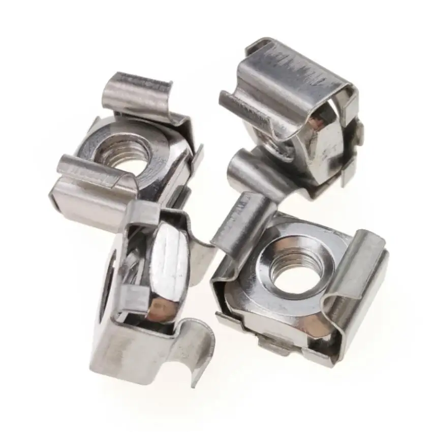 
304 Stainless Steel Cage Nuts M6 Threads for Computer 