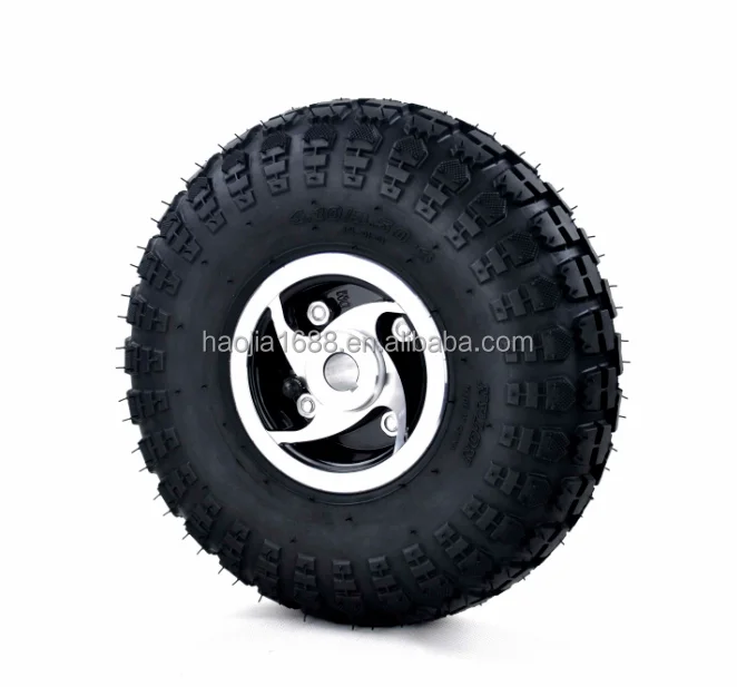 Source factory products 4.10/3.50-4 Aluminum rim pneumatic wheel