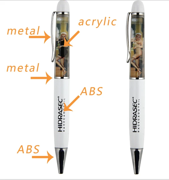 
Cheap Promotional Adult Fancy Stripper Sexy Pen Custom 3D liquid PVC Floating Ballpoint pen naked lady woman Pens 