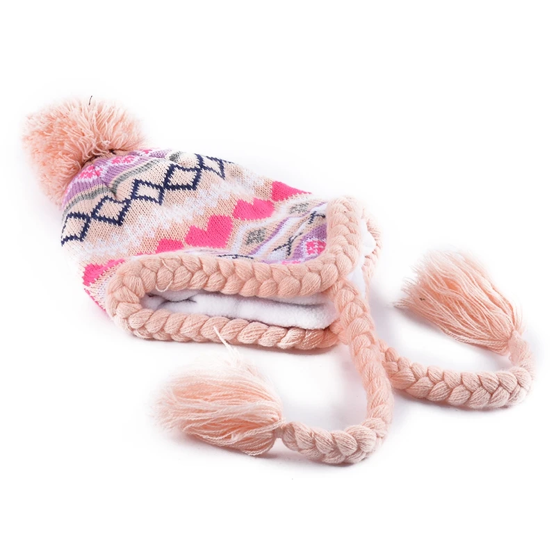 Keep Warm Children Winter Hat/Jacquard Knit Hat/Kids Beanies
