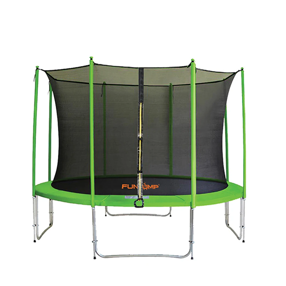 4 legs 10ft trampoline with safety net irise trampoline park