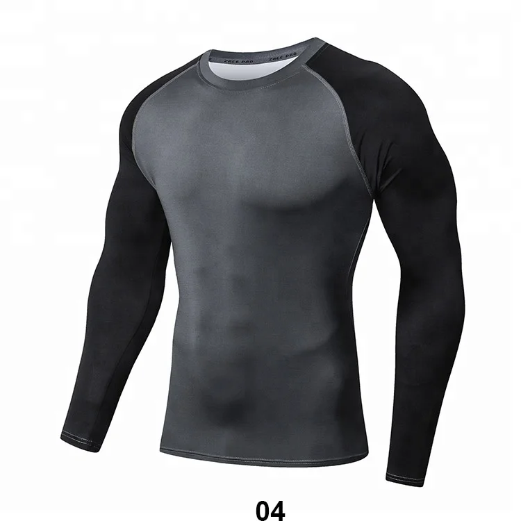 china manufacture wholesale cheap custom quick dry rash guard surf compression shirt for men
