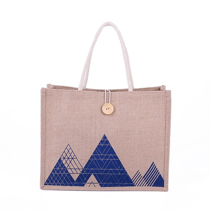 Customized Tote Gift String Jute Carry Bag