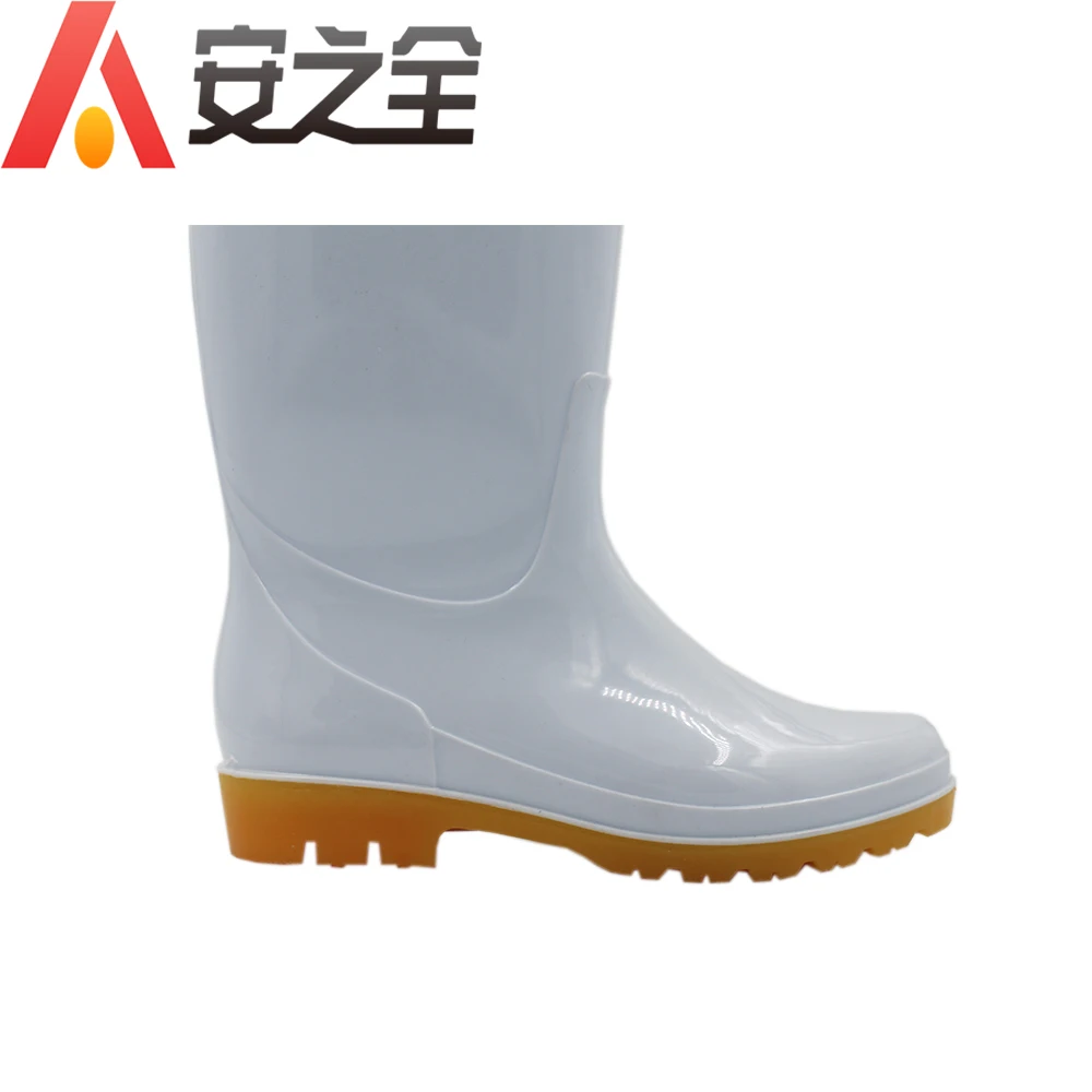White Waterproof anti-smash Multi-functional Pvc Rain Safety Boot