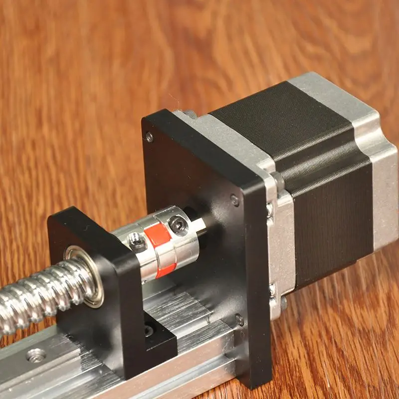 ballscrew actuator aluminum high precision linear motion guide cnc with motor