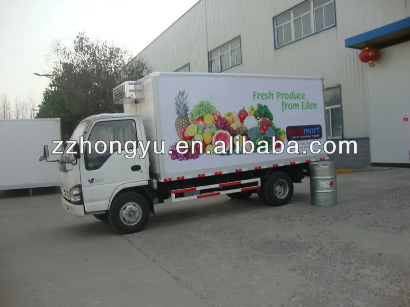 2-5Tons /dongfeng /foton refrigerated insulated van box truck/cargo delivery van for sale from china best manufacture