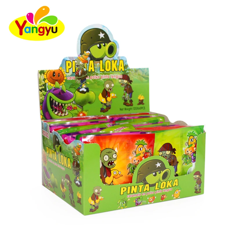 Candy Dip Stick with Fruits Sour Powder Sherbet candy