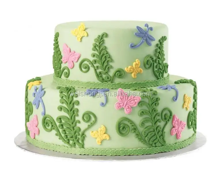 Custom Different Pattern Sugar Lace Baking Mat Silicone Fondant Molds Cake Tools For Decorating