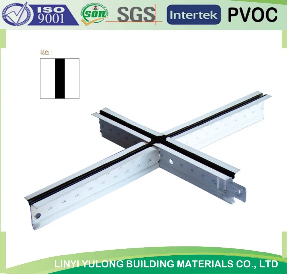 
32H Ceiling T-Grid / T-bar /ceiling tile for PVC Gypsum ceiling and Mineral Fiber ceiling 