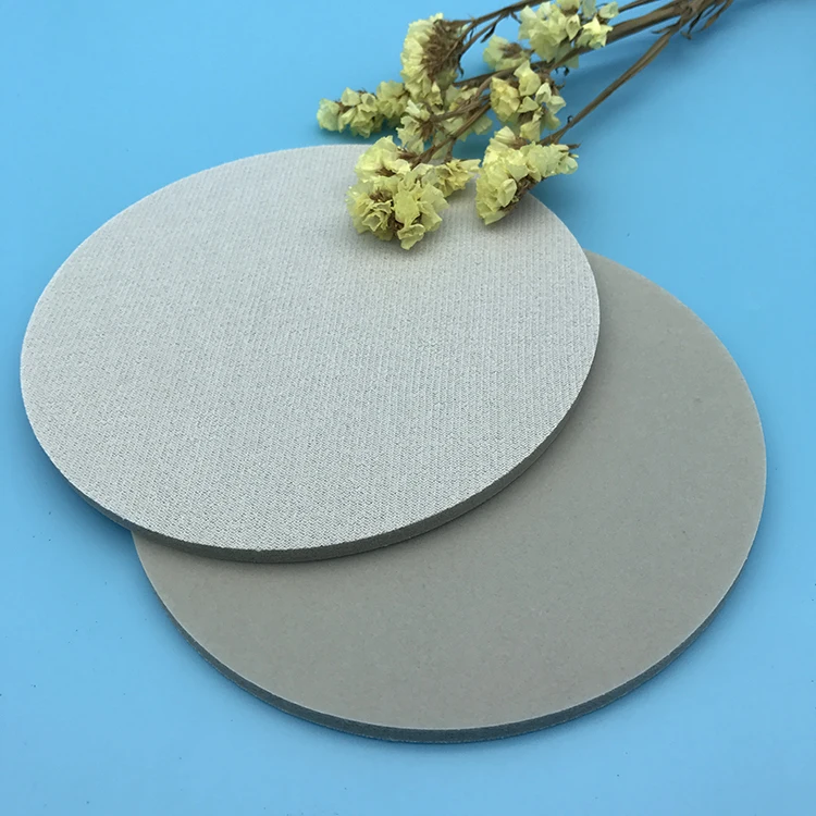 Round Abrasive Sponge White Softback Sanding Sponge