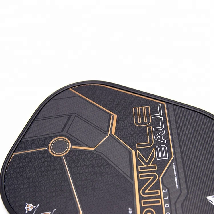 Factory customized logo water transfer sticker for 3 K carbon fiber polymer honeycomb ball paddle