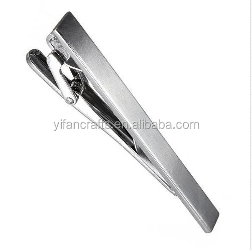 Мужской зажим для галстука из нержавеющей стали тонкий Классический Гладкий зажим для галстука