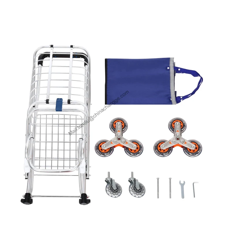 wholesale aluminum folding shopping cart for elderly