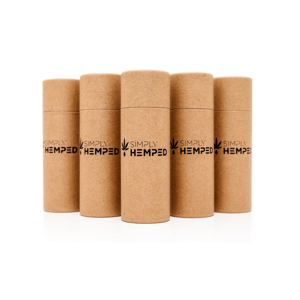 Luxury Hemp Oil Box Packaging Recyclable Oil  Paper Tube