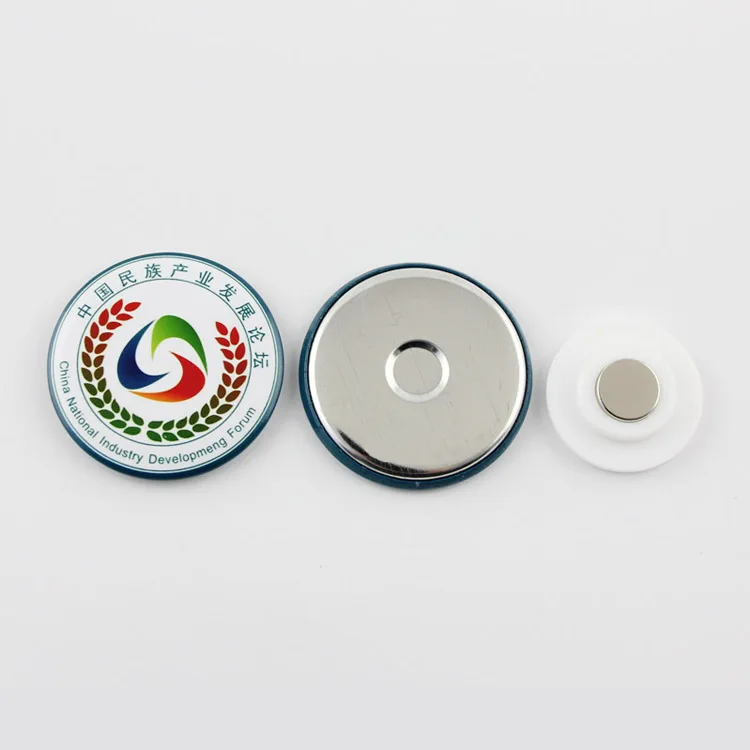 Hot sale round diameter 44mm size ferrite magnet button Whiteboard Magnets Button - Plastic covered with magnetic base