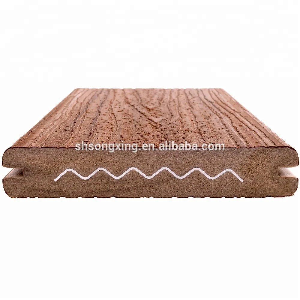 
used composite pvc/ wpc outdoor synthetic teak ipe wood aluminium decking 