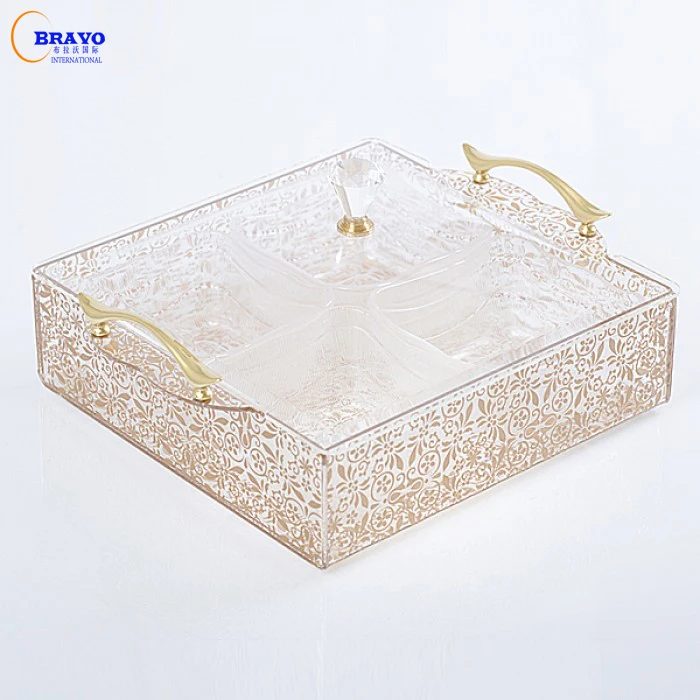 Customise Perspex serving trays  Clear Square Acrylic Tray
