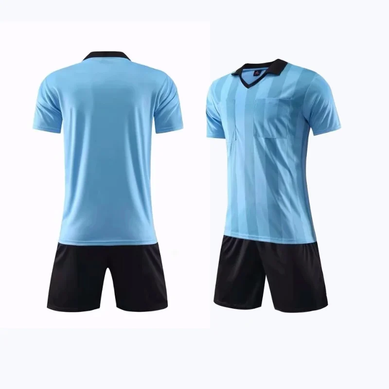 2021 2022  new no logo customize soccer sets Referee uniform Soccer Thai