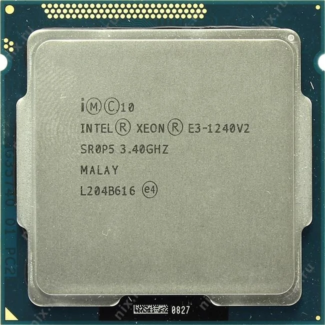 FOR INTEL XEON CPU processor E3-1240 v2 (8M Cache, 3.40 GHz) LGA1155