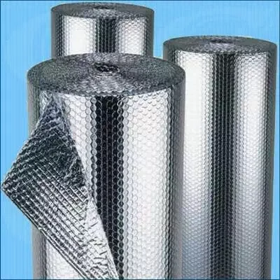 Aluminum foil bubble foam insulated heat