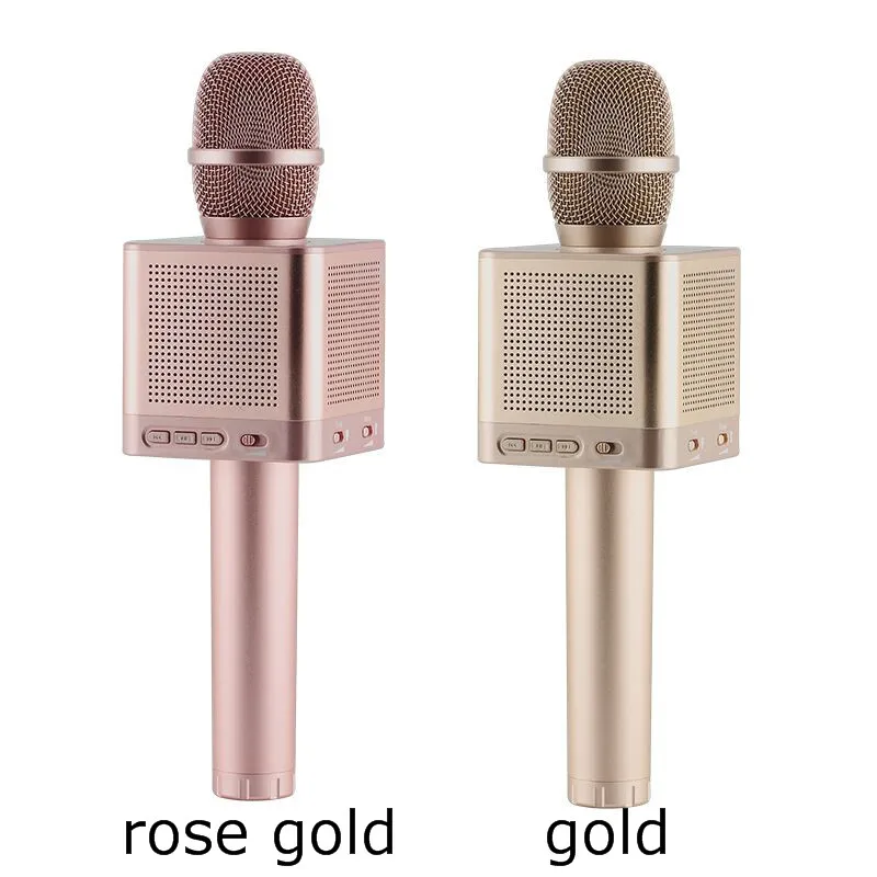 AICOO Handheld Echo Sound Reverb Automatic Matching All Metal Karaoke Q10S Wireless Microphone