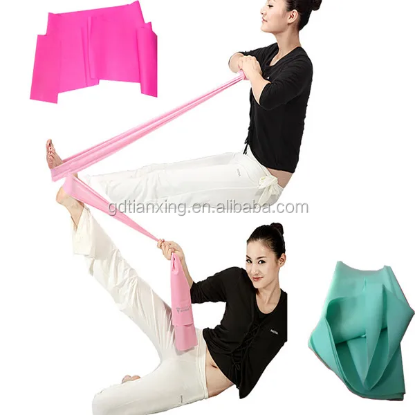 Аксессуары для йоги разноцветный латексный эластичный комплект балетных ремней