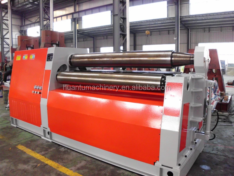 W11S Hydraulic steel notch machine, 4 roller rolling machine, cintreuse