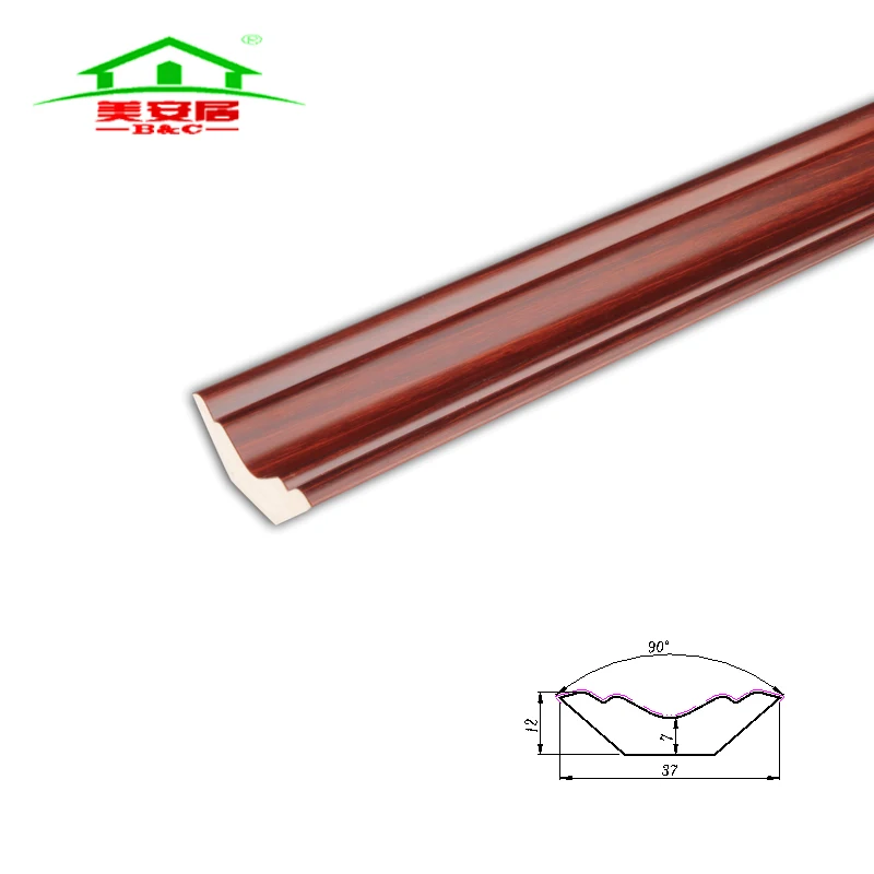 Cheapest Customized PVC Ceiling Crown moulding for ornament