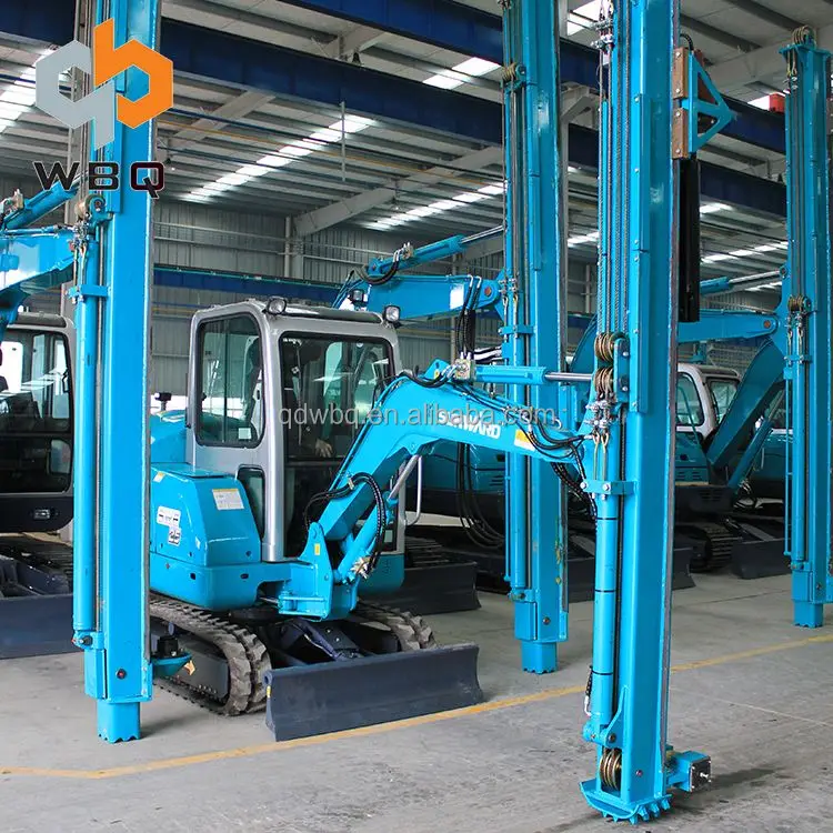 Mini Electric Piling Earth Drilling Driver For Solar Energy System