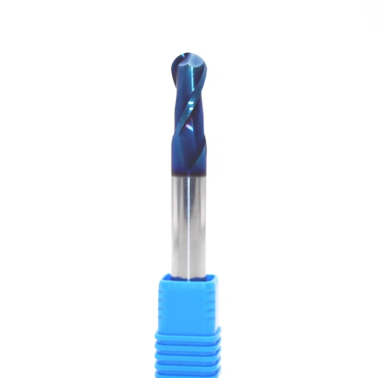 Naco Coating Carbide End Mill For 60 HRC Perfect Cutting Tool D6*50L