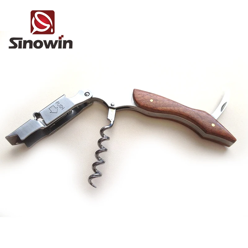 New product factory direct supply rosewood waiters corkscrew