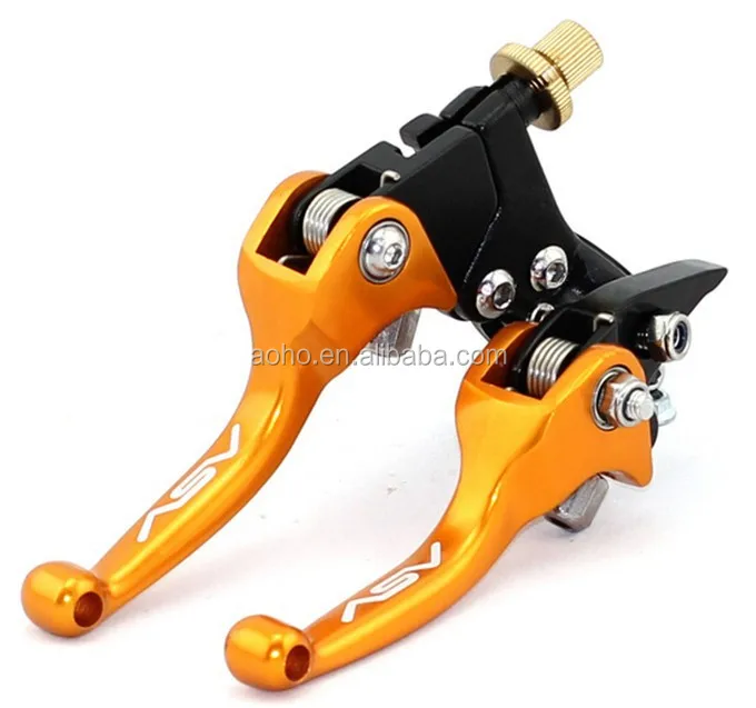 Запасные части для квадроциклов, складной тормозной рычаг сцепления ASV для питбайка, кроссового велосипеда, CNC 22 мм ручной стержень