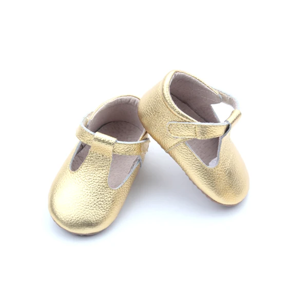 2021 Genuine Leather Baby Soft sole leather Baby shoes walking Tbar shoes