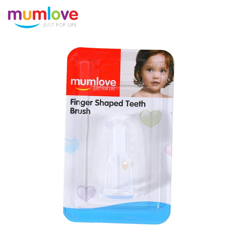 
Fingerstall shaped baby teeth brush 