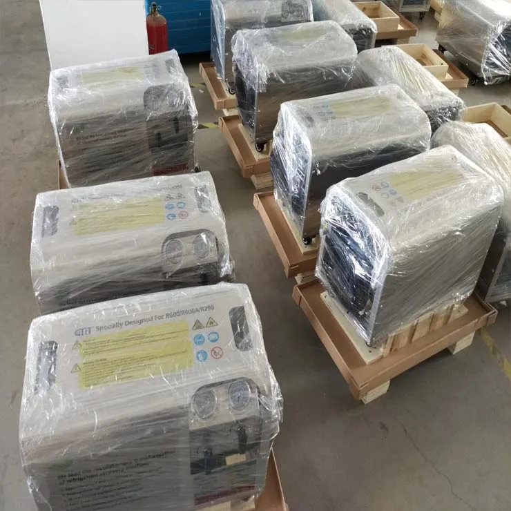 R600A/R290 anti-explosive refrigerant recovery machine oil free compressor