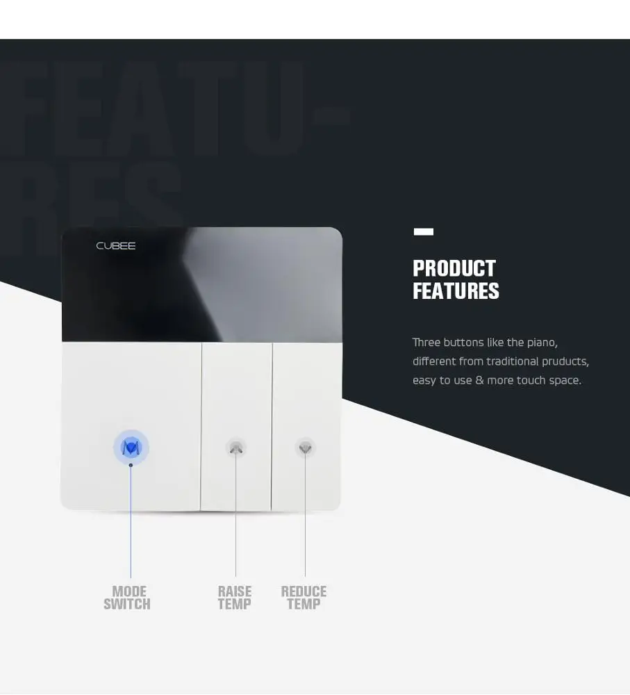 
Smart Room Thermostat for HVAC system Work with Amazon Alexa 