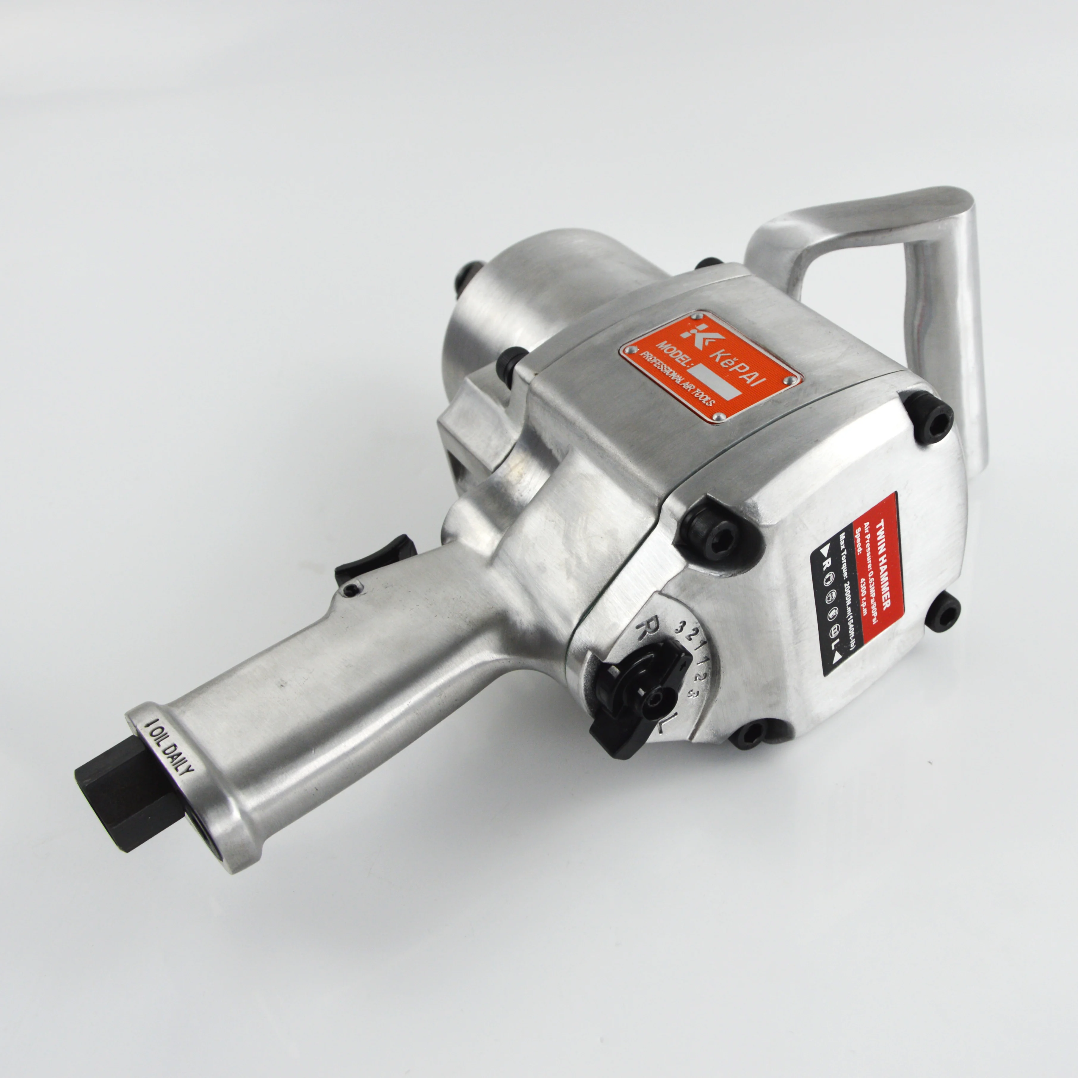 
KR-2738 Professional Pistol 3/4 inch Pneumatic Torque Tools Air Tools Power Twin Hammer Handle Exhaust Gun 