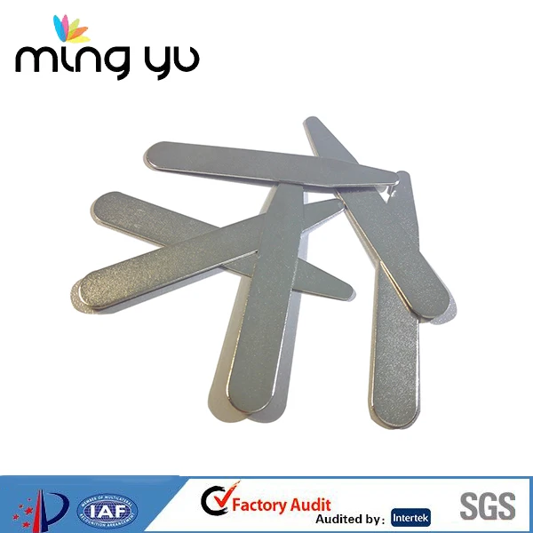 Metal collar stays custom stainless steel collar stays for shirt