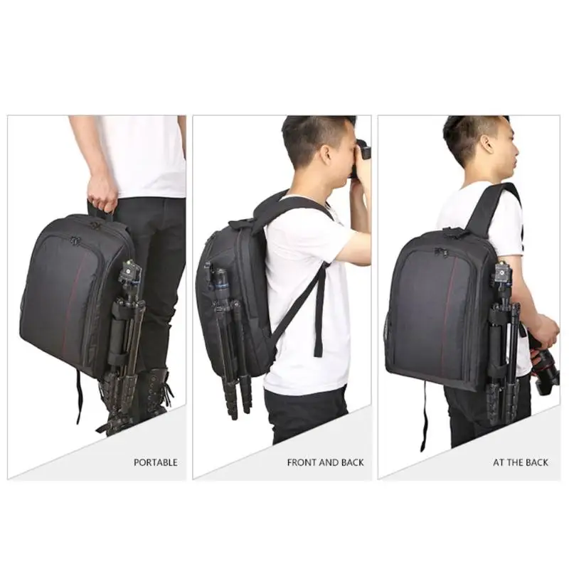 
Digital DSLR Camera Bag Waterproof Camera Video Backpack Camera Backpack For Sony Canon Nikon La Mochila De La Camara 