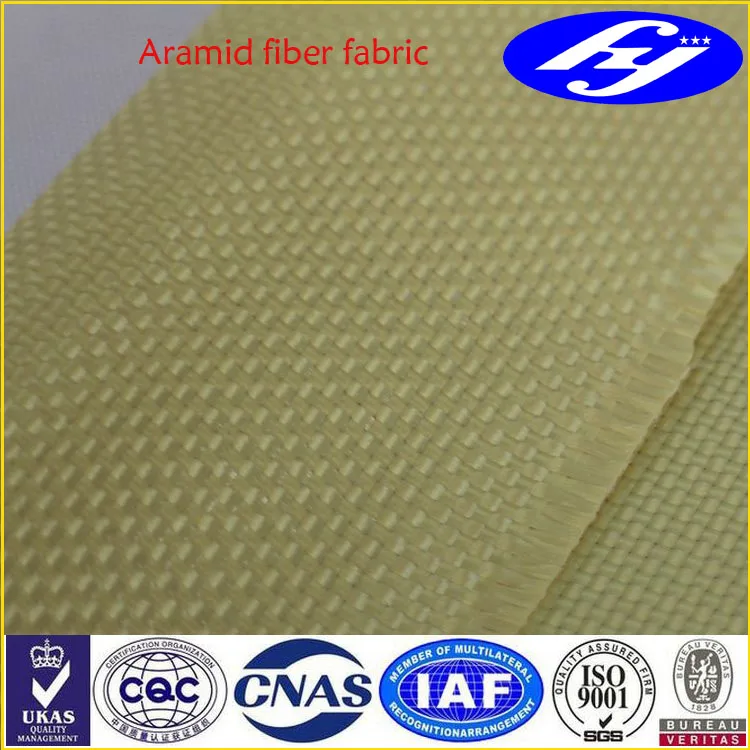 235g plain para-aramid fiber fabric/kevlar fiber fabric for bullet proof vest