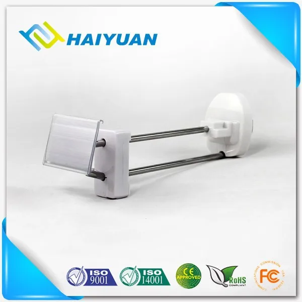 Store goods fittings economy panels hang securely Lock display hook for retail