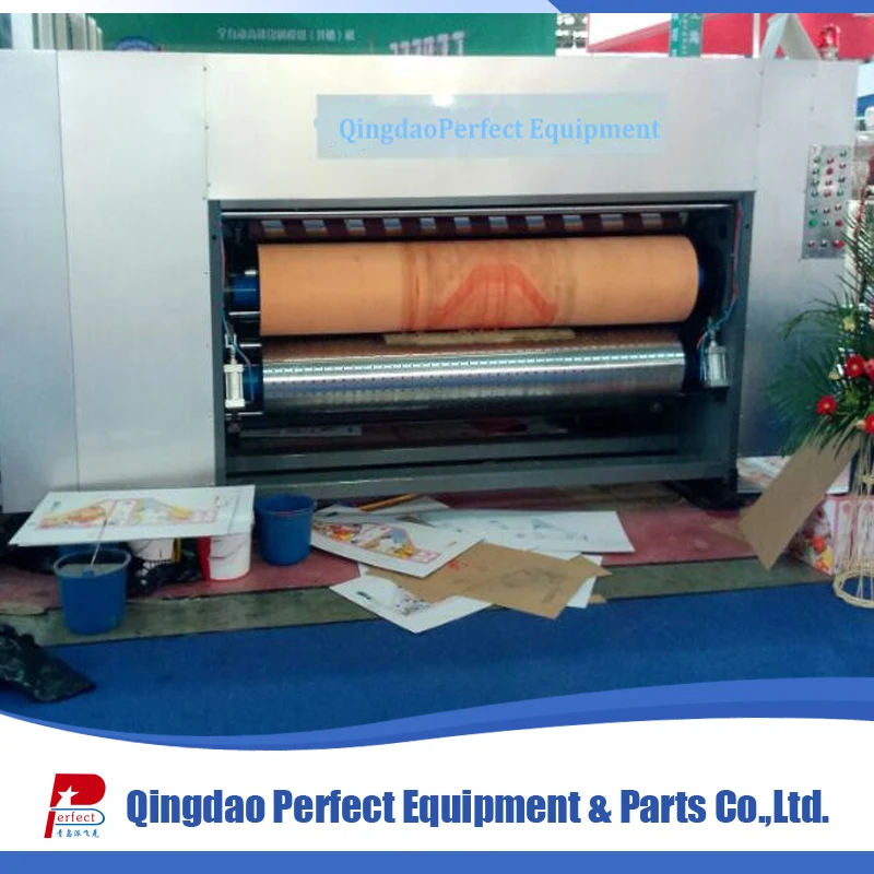 Китай, гофрированный картон, 2 цветной принтер умирает резец