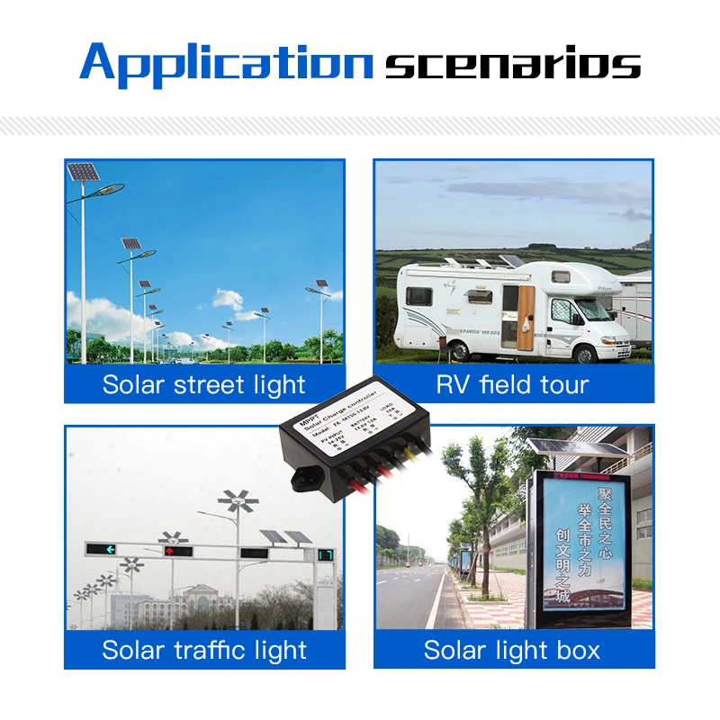 150W MPPT SOLAR CHARGE CONTROLLER 10A 13.8v 99% EFFICIENCY