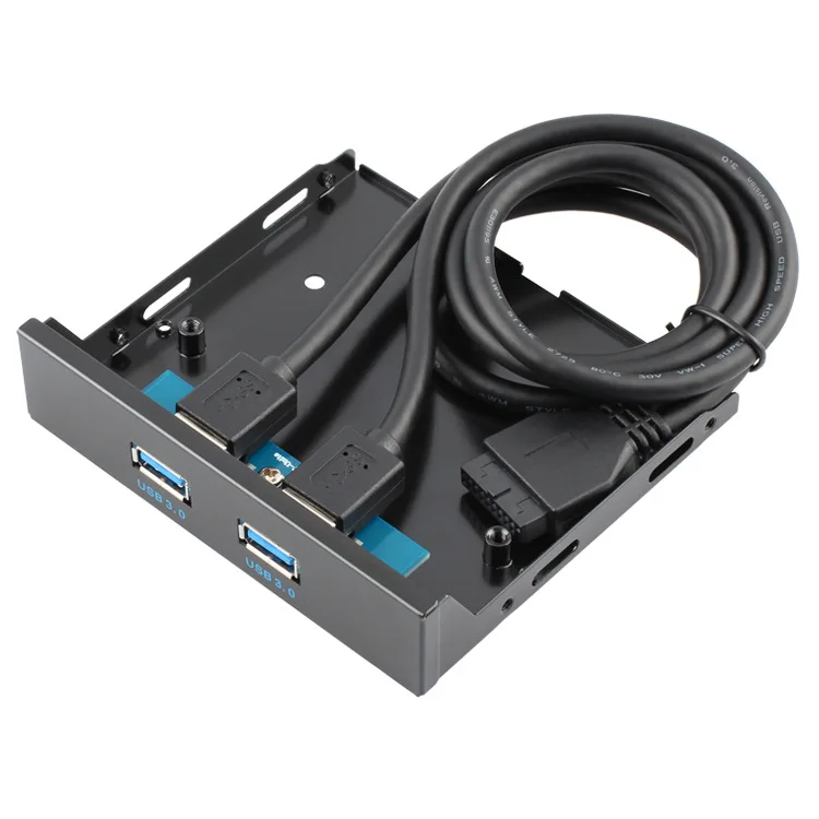 
High speed USB 3.0 3.5' front panel with 2 USB 3.0 Type A interface 