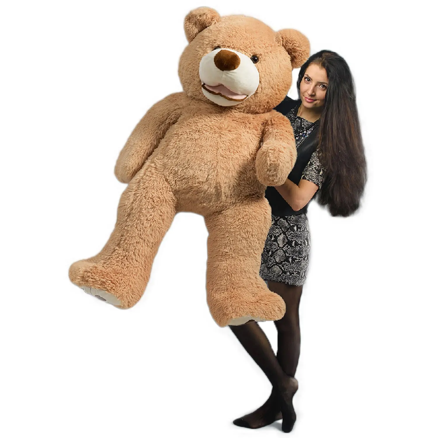 Free Shipping 200cm Loving Teddy Bear Soft Plush Animal Toys  Empty Outer Skin peluches Doll Girl Children Gift  Niuniu Daddy