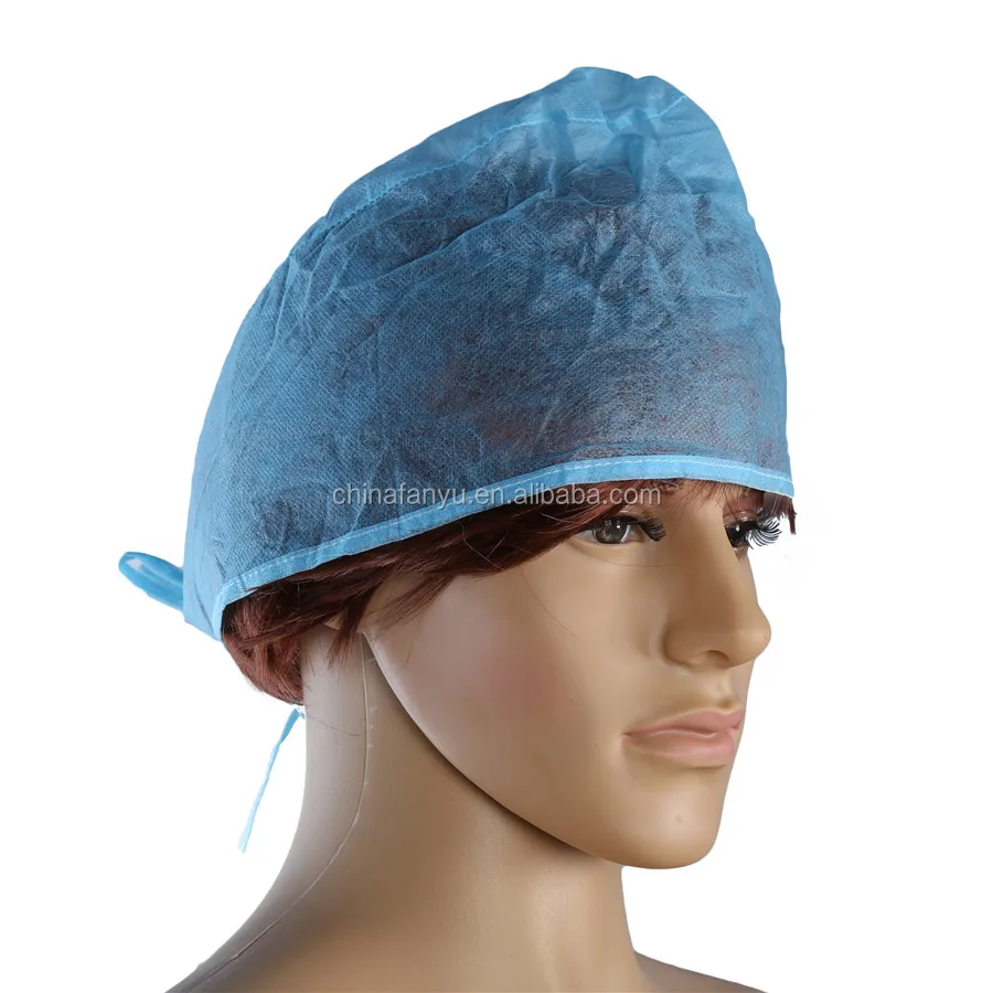 disposable non-woven food industry hairnet cap